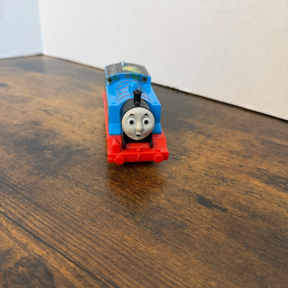 Mattel Thomas & Friends Motorized Engine 2013 Blue Jungle Track Master Limited